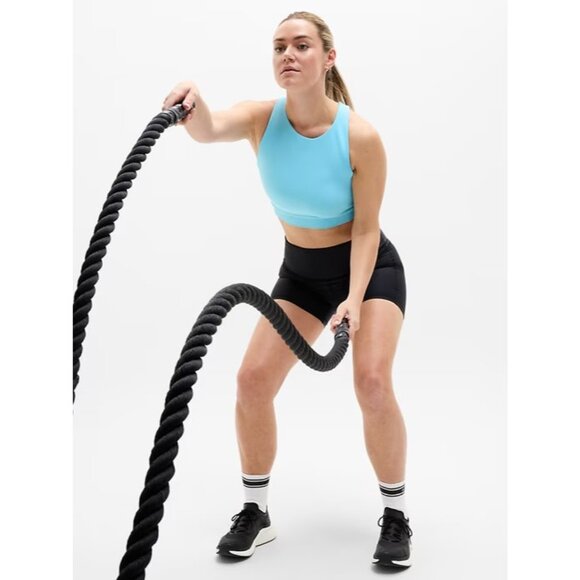 New Athleta S Flex Spacer Bra Aqua Blue Small D-DD - Picture 4 of 6